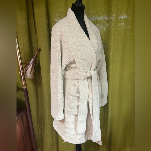 Josie Tie Front Plush Robe - Picture 5 of 7